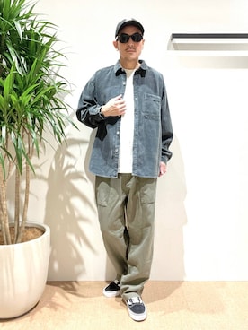 「BAYFLOW（ベイフロー）のアイテム」を使った、sakuさん（メンズ・171cm）の秋コーディネート