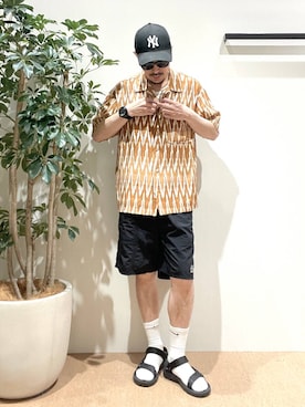 「BAYFLOW（ベイフロー）のアイテム」を使った、sakuさん（メンズ・171cm）の夏コーディネート