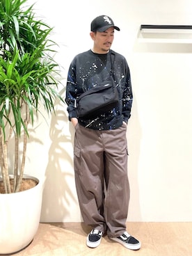 「BAYFLOW（ベイフロー）のアイテム」を使った、sakuさん（メンズ・171cm）の秋コーディネート