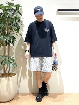 「BAYFLOW（ベイフロー）のアイテム」を使った、sakuさん（メンズ・171cm）の夏コーディネート