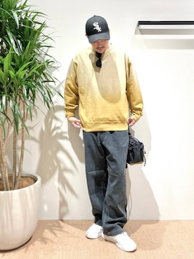 「BAYFLOW（ベイフロー）のアイテム」を使った、sakuさん（メンズ・171cm）の秋コーディネート