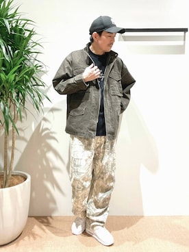 「BAYFLOW（ベイフロー）のアイテム」を使った、sakuさん（メンズ・171cm）の秋コーディネート
