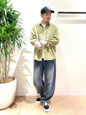 「BAYFLOW（ベイフロー）のアイテム」を使った、sakuさん（メンズ・171cm）の秋コーディネート