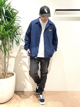 「BAYFLOW（ベイフロー）のアイテム」を使った、sakuさん（メンズ・171cm）の秋コーディネート