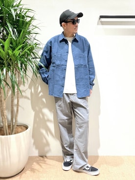 「BAYFLOW（ベイフロー）のアイテム」を使った、sakuさん（メンズ・171cm）の秋コーディネート