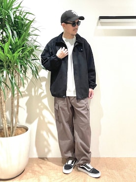 「BAYFLOW（ベイフロー）のアイテム」を使った、sakuさん（メンズ・171cm）の秋コーディネート