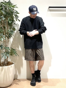 「HEREIAM（ヘレイアム）のアイテム」を使った、sakuさん（メンズ・171cm）の春コーディネート