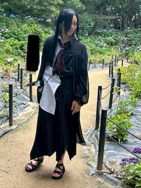 「SHEEN（シーン）のアイテム」を使った、CROW🐦‍⬛さん（レディース・164cm）の夏コーディネート