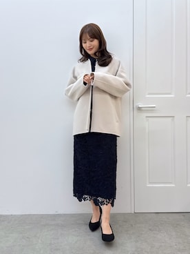 「TONAL（トーナル）のアイテム」を使った、AYUさん（レディース・158cm）の秋コーディネート