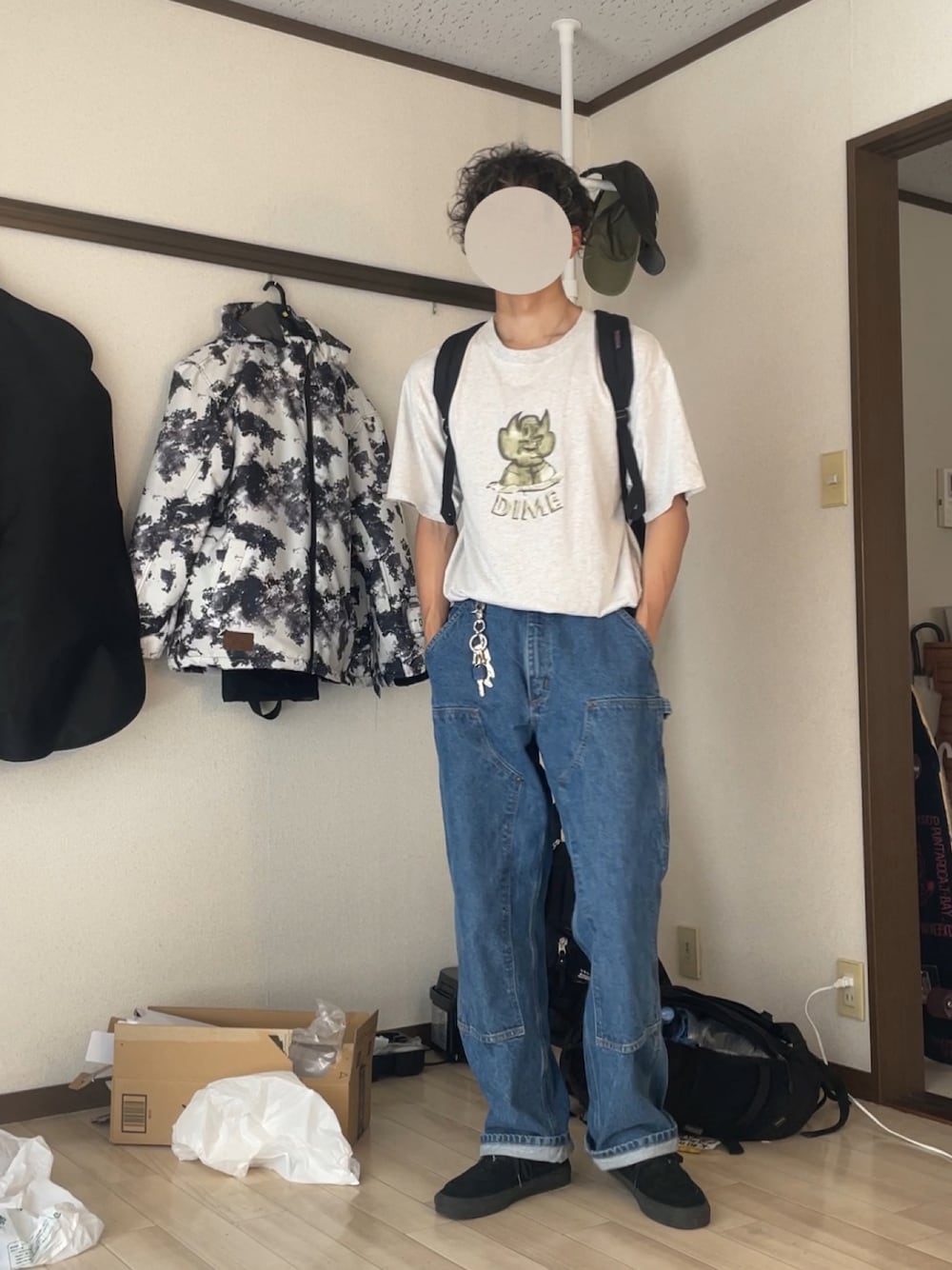 Carhartt カーハート B73 DOUBLE FRONT LOGGER DUNGAREE デニム