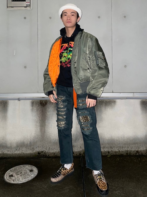 Emanon エマノン ミュージシャン Alphaのma 1を使ったコーディネート Wear Emanon エマノン ミュージシャン Alphaのma 1を使ったコーディネート Wear