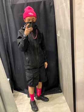 「FRUIT OF THE LOOM（フルーツオブザルーム）のアイテム（レッグウェア）」を使った、Pkjjjさん（メンズ・168cm）の冬コーディネート