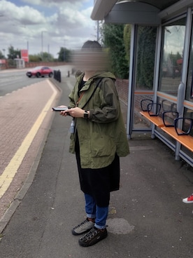 「アイテム（マウンテンパーカー、イエロー系）」を使った、：マン’𝚜 𝚠𝚎𝚊𝚛：さん（レディース・167cm）の夏コーディネート