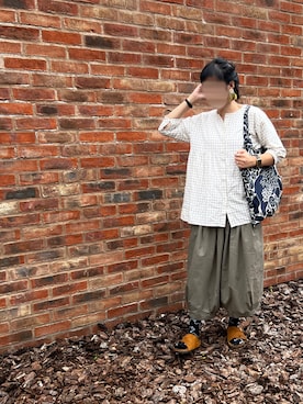 「BIRKENSTOCK（ビルケンシュトック）のZURICH SFB/チューリッヒ ソフトフットベッド スエードレザー ナロー幅（UNISEX）（サンダル）」を使った、：マン’𝚜 𝚠𝚎𝚊𝚛：さん（レディース・167cm）の夏コーディネート
