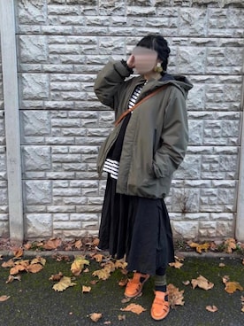 「STEVE MONO（スティーブモノ）のアイテム」を使った、：マン’𝚜 𝚠𝚎𝚊𝚛：さん（レディース・167cm）の秋コーディネート