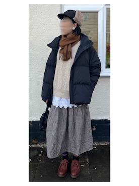 「今日のコスメと服」｜「アイテム（その他シューズ）」を使った、：マン’𝚜 𝚠𝚎𝚊𝚛：さん（レディース・167cm）の冬コーディネート