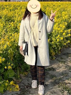 「Simplicite（サンプリシテ）のアイテム（ジャケット/アウター）」を使った、Kさん（レディース・152cm）の冬コーディネート