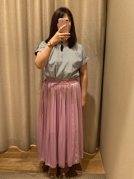 「SHARE PARK（シェアパーク）のアイテム」を使った、Kさん（レディース・152cm）の春コーディネート