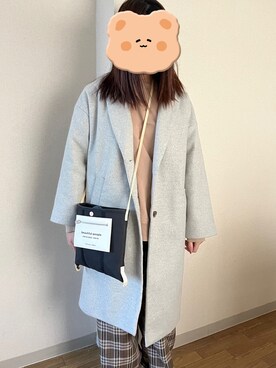 「Simplicite（サンプリシテ）のアイテム（ジャケット/アウター）」を使った、Kさん（レディース・152cm）の冬コーディネート