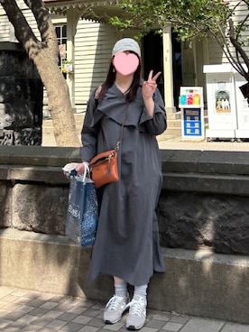 「ANEMONE（アネモネ）のアイテム」を使った、Kさん（レディース・152cm）の秋コーディネート