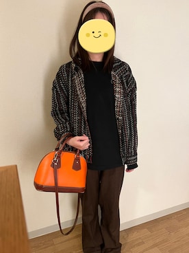 「URBAN RESEARCH（アーバンリサーチ）のアイテム（カチューシャ）」を使った、Kさん（レディース・152cm）の秋コーディネート
