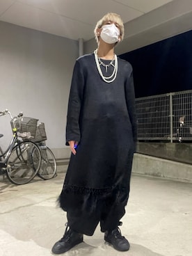 「コムデギャルソンオムプリュス」｜「アイテム（アクセサリー）」を使った、ぐっちさん（メンズ・165cm）の秋コーディネート