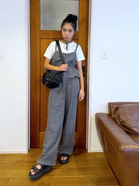 「アイテム（チョーカー）」を使った、おははさん（キッズ・162cm・40代）の夏コーディネート