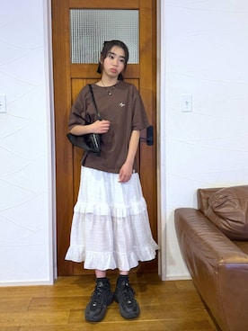「リラックス」｜おははさん（キッズ・163cm）の春コーディネート