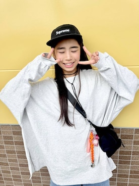 「アイテム（レッグウェア）」を使った、おははさん（キッズ・162cm）の秋コーディネート