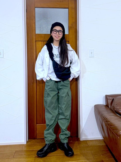 スゴラクストレッチカーゴジョグパンツ/147321（カーゴパンツ