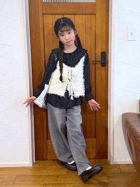 おははさん（キッズ・135cm）の冬コーディネート