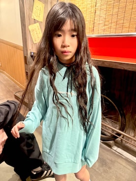 「アイテム（アクセサリー）」を使った、おははさん（キッズ・135cm）の秋コーディネート