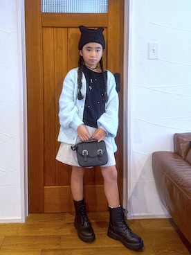 「アイテム（チョーカー）」を使った、おははさん（キッズ・135cm）の秋コーディネート