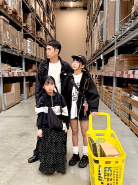 おははさん（キッズ・163cm）の冬コーディネート