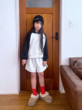 おははさん（キッズ・135cm）の冬コーディネート
