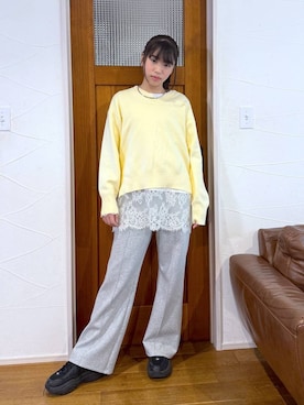 おははさん（キッズ・163cm）の冬コーディネート