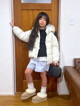 「アイテム（ジャケット/アウター）」を使った、おははさん（キッズ・135cm）の秋コーディネート