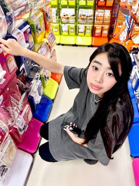 「GLOBAL WORK（グローバルワーク）のアイテム（パンツ）」を使った、おははさん（キッズ・164cm）の夏コーディネート