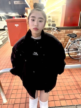 おははさん（キッズ・162cm）の冬コーディネート