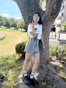 「キッズ」｜おははさん（キッズ・165cm）の夏コーディネート