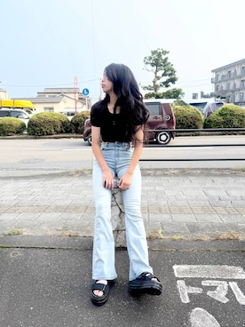 「Heather（ヘザー）のアイテム」を使った、おははさん（キッズ・165cm）の夏コーディネート