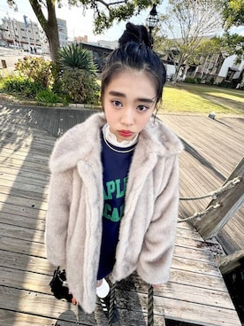 おははさん（キッズ・162cm）の秋コーディネート