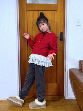 「アイテム（レッグウェア）」を使った、おははさん（キッズ・135cm・40代）の秋コーディネート