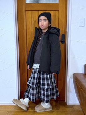 「アイテム（アクセサリー）」を使った、おははさん（キッズ・135cm・40代）の冬コーディネート