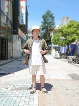 purinさん（メンズ・173cm）の夏コーディネート