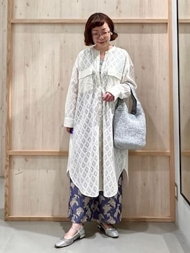 「THE SHOP TK （ザ ショップ ティーケー ）のアイテム（パンプス）」を使った、nakoさん（レディース・158cm）の春コーディネート