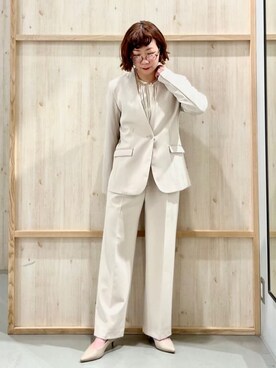 nakoさん（レディース・158cm）の春コーディネート