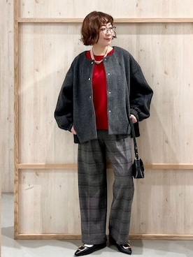 nakoさん（レディース・158cm）の冬コーディネート
