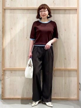 「COCUE（コキュ）のアイテム」を使った、nakoさん（レディース・158cm）の春コーディネート