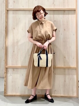 「THE SHOP TK （ザ ショップ ティーケー ）のアイテム（パンプス）」を使った、nakoさん（レディース・158cm）の春コーディネート